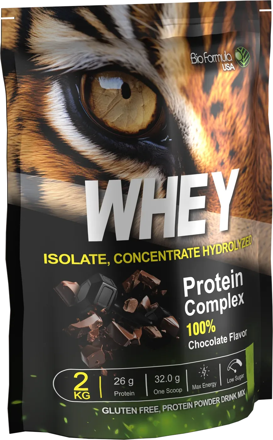 BioFormula Whey Protein Complex, chocolate flavour, 2 kg tub