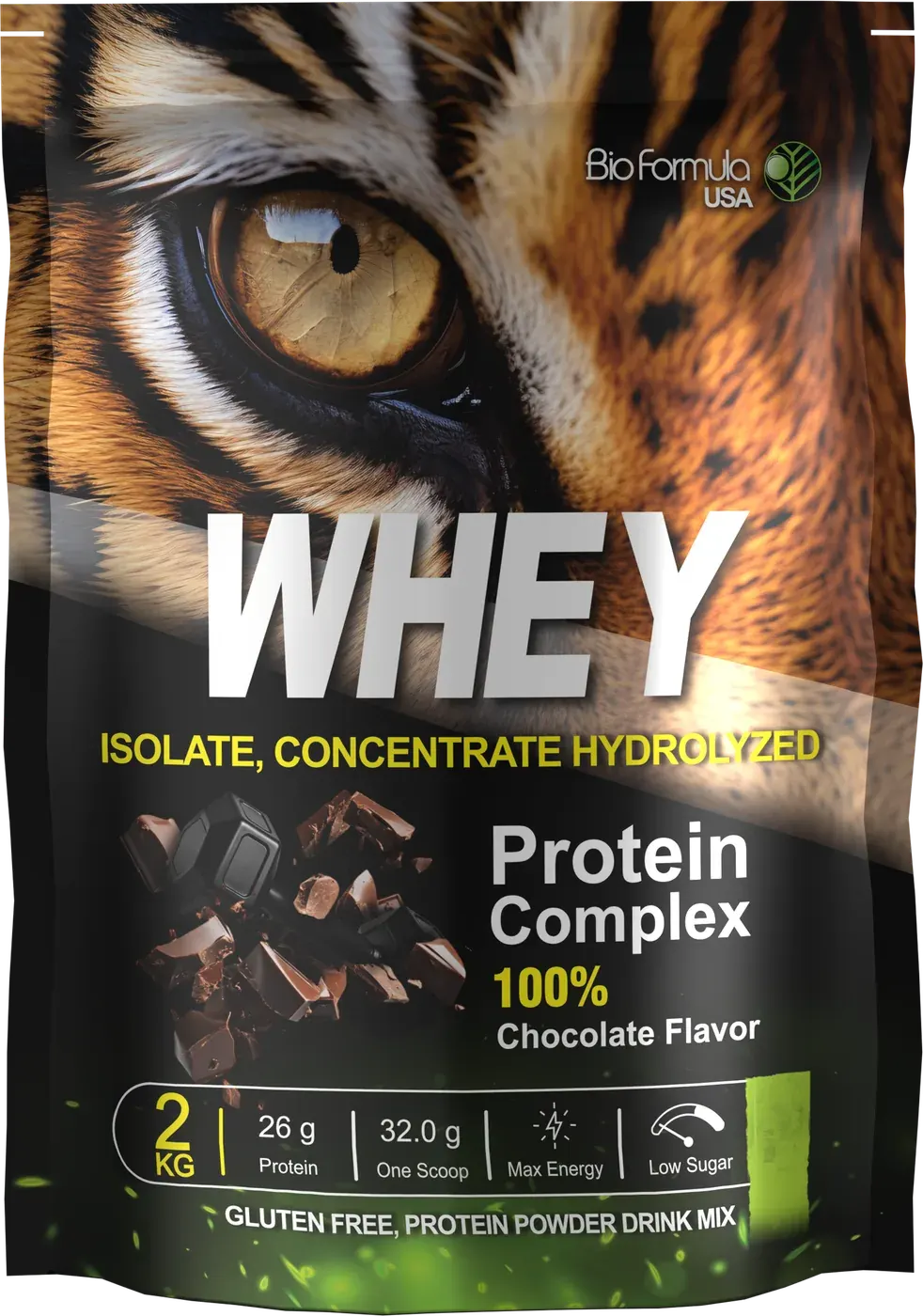 Whey Protein Complex, Chocolate — alternate angle